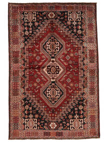Shiraz Teppe 175X268 Mørk Rød/Svart Ull, Persia/Iran Carpetvista