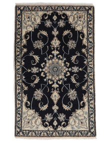 Nain Rug Rug 90X150 Black/Brown Wool, Persia/Iran Carpetvista