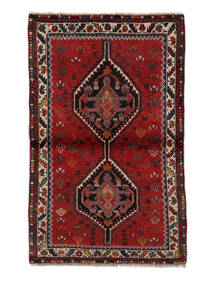 Shiraz Rug Rug 100X160 Dark Red/Black Wool, Persia/Iran Carpetvista
