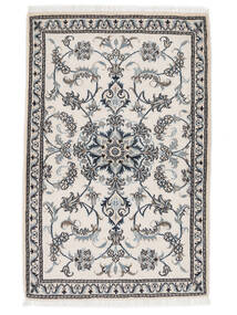 90X138 Nain Teppich Orientalischer Dunkelgrau/Beige (Wolle, Persien/Iran) Carpetvista