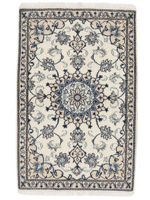 85X135 Nain Teppich Orientalischer Dunkelgrau/Gelb (Wolle, Persien/Iran) Carpetvista