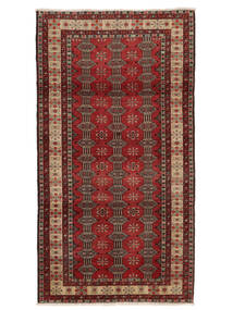  110X202 Baluch Fine Rug Black/Dark Red Persia/Iran Carpetvista