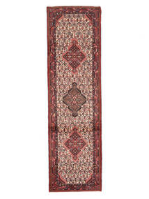 絨毯 ペルシャ ハマダン 80X280 廊下 カーペット ダークレッド/茶色 (ウール, ペルシャ/イラン)