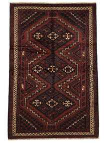 180X275 絨毯 ロリ オリエンタル ブラック/ダークレッド (ウール, ペルシャ/イラン) Carpetvista