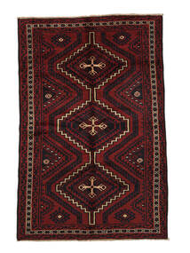 絨毯 ロリ 170X260 ブラック/ダークレッド (ウール, ペルシャ/イラン)