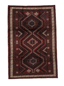 絨毯 ロリ 218X322 ブラック/ダークレッド (ウール, ペルシャ/イラン)
