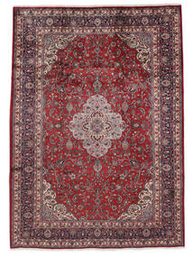 215X300 絨毯 オリエンタル ハマダン シャフバフ ダークレッド/ブラック (ウール, ペルシャ/イラン) Carpetvista