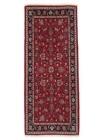 70X170 Keshan Matot Matto Itämainen Käytävämatto Tummanpunainen/Musta (Villa, Persia/Iran) Carpetvista