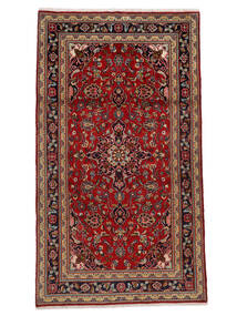  Persialainen Keshan Matot Matto 100X180 Tummanpunainen/Musta (Villa, Persia/Iran)