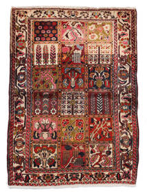  Bakhtiari Rug 110X150 Persian Wool Dark Red/Black Small Carpetvista