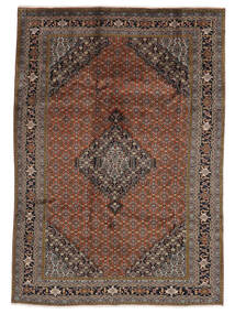 Ardebil Teppich 198X285 Braun/Schwarz Wolle, Persien/Iran Carpetvista