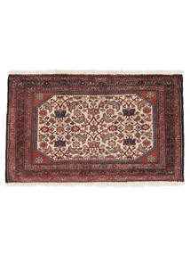  Hamadan Rug 55X90 Persian Wool Dark Red/Black Small Carpetvista