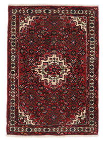 105X148 Hosseinabad Matot Matto Itämainen Musta/Tummanpunainen (Villa, Persia/Iran) Carpetvista