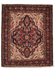  Lillian Rug 70X90 Persian Wool Black/Dark Red Small Carpetvista