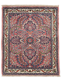  65X77 Sarough Teppich Dunkelrot/Schwarz Persien/Iran Carpetvista