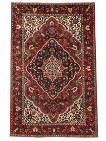  Orientalischer Bachtiar Teppich 210X330 Schwarz/Dunkelrot Wolle, Persien/Iran Carpetvista