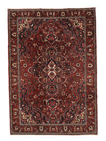 絨毯 オリエンタル バクティアリ 213X305 ブラック/ダークレッド (ウール, ペルシャ/イラン)