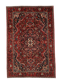 絨毯 バクティアリ 212X317 ブラック/ダークレッド (ウール, ペルシャ/イラン)