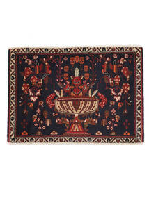  Afshar/Sirjan Rug 60X85 Persian Wool Black/Dark Red Small Carpetvista