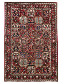  Orientalischer Bachtiar Teppich 215X320 Schwarz/Dunkelrot Wolle, Persien/Iran Carpetvista