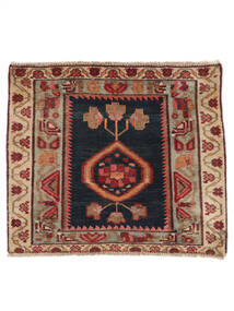  Persisk Afshar/Sirjan Teppe 60X67 Brun/Mørk Rød (Ull, Persia/Iran)