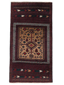  93X175 Medallion Small Baluch Rug Wool, Carpetvista