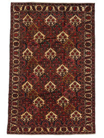  Orientalischer Bachtiar Teppich 203X310 Schwarz/Dunkelrot Wolle, Persien/Iran Carpetvista