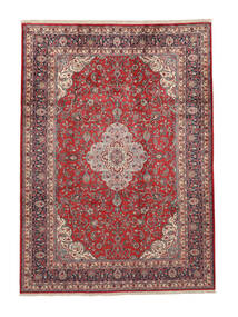  217X300 Sarough Teppe Mørk Rød/Svart Persia/Iran Carpetvista