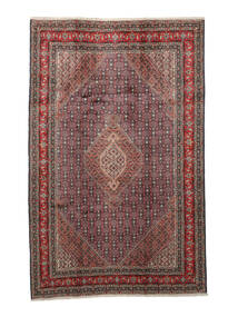 205X315 Ardebil Rug Oriental Dark Red/Black (Wool, Persia/Iran) Carpetvista