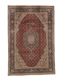 195X295 Tabriz Teppe Orientalsk Brun/Mørk Rød (Ull, Persia/Iran) Carpetvista