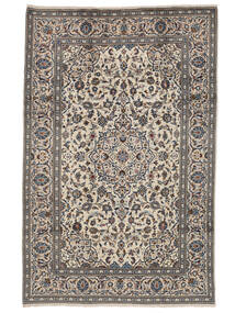 絨毯 カシャン 195X305 茶色/ブラック (ウール, ペルシャ/イラン)