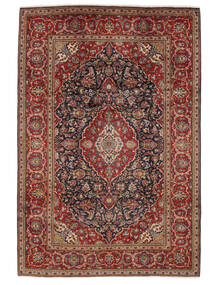 Tapete Oriental Kashan 200X290 Vermelho Escuro/Castanho (Lã, Pérsia/Irão)