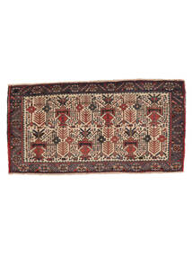  Oriental Afshar/Sirjan Rug 53X103 Dark Red/Black Wool, Persia/Iran Carpetvista