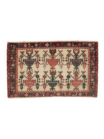55X90 Afshar/Sirjan Rug Oriental Dark Red/Black (Wool, Persia/Iran) Carpetvista