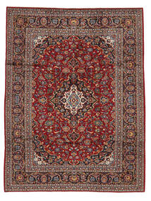 235X310 Tapete Oriental Kashan Vermelho Escuro/Castanho (Lã, Pérsia/Irão) Carpetvista