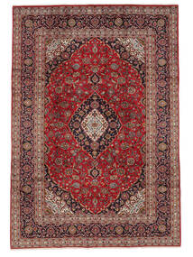  Keshan Rug 198X297 Persian Wool Dark Red/Black Carpetvista