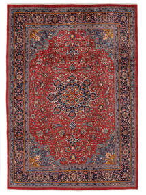  Persischer Hamadan Teppich 222X312 Dunkelrot/Schwarz (Wolle, Persien/Iran)