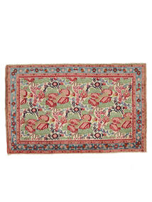 58X90 Tapete Oriental Afshar/Sirjan Castanho/Vermelho Escuro (Lã, Pérsia/Irão) Carpetvista