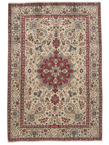  Orientalischer Täbriz Teppich 200X295 Braun/Beige Wolle, Persien/Iran Carpetvista
