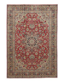 200X290 絨毯 タブリーズ オリエンタル 茶/深紅色の (ウール, ペルシャ/イラン)
