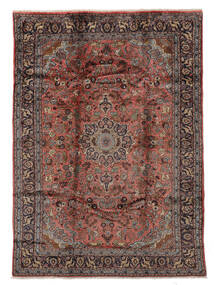 205X280 絨毯 ハマダン オリエンタル ブラック/ダークレッド (ウール, ペルシャ/イラン) Carpetvista