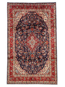 絨毯 オリエンタル サルーク 210X340 ダークレッド/茶色 (ウール, ペルシャ/イラン)