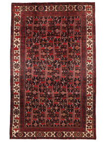 絨毯 ペルシャ クルド コチャン 197X307 ブラック/ダークレッド (ウール, ペルシャ/イラン)