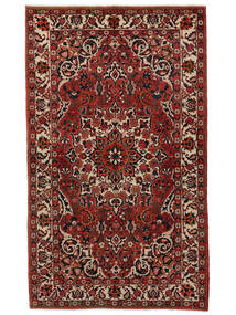 Bakhtiar Fine Vloerkleed 158X260 Zwart/Donkerrood Wol, Perzië/Iran Carpetvista