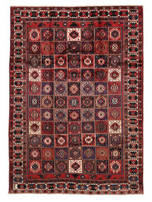 絨毯 オリエンタル バクティアリ 216X308 ブラック/ダークレッド (ウール, ペルシャ/イラン)