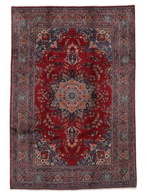 200X290 絨毯 マシュハド オリエンタル ブラック/ダークレッド (ウール, ペルシャ/イラン) Carpetvista