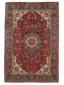 200X285 Täbriz Teppich Orientalischer Braun/Schwarz (Wolle, Persien/Iran) Carpetvista