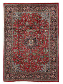 Tapete Mashad 215X320 Vermelho Escuro/Preto (Lã, Pérsia/Irão)