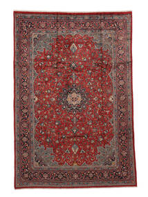 Mashad Rug Rug 207X308 Dark Red/Black Wool, Persia/Iran Carpetvista