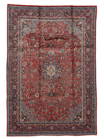 220X318 Mahal Rug Oriental Dark Red/Black (Wool, Persia/Iran) Carpetvista
